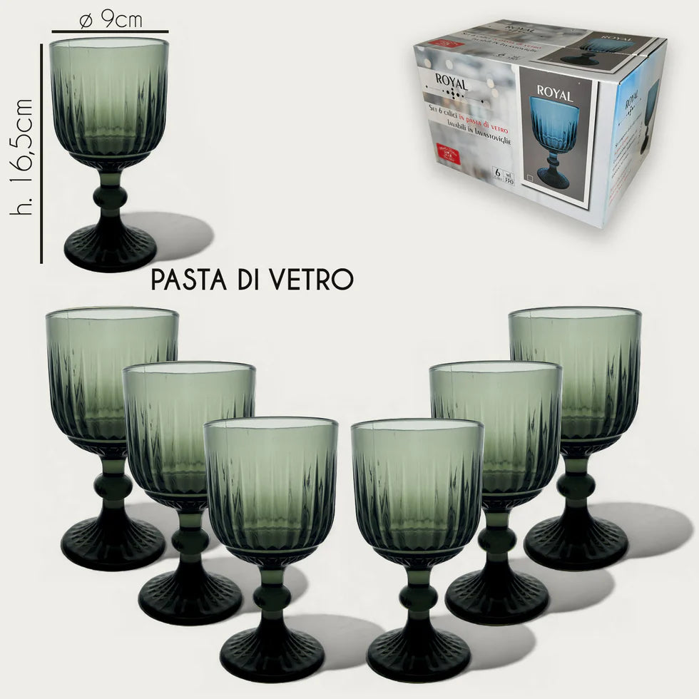 Bicchieri o Calici ROYAL fumo - Arca