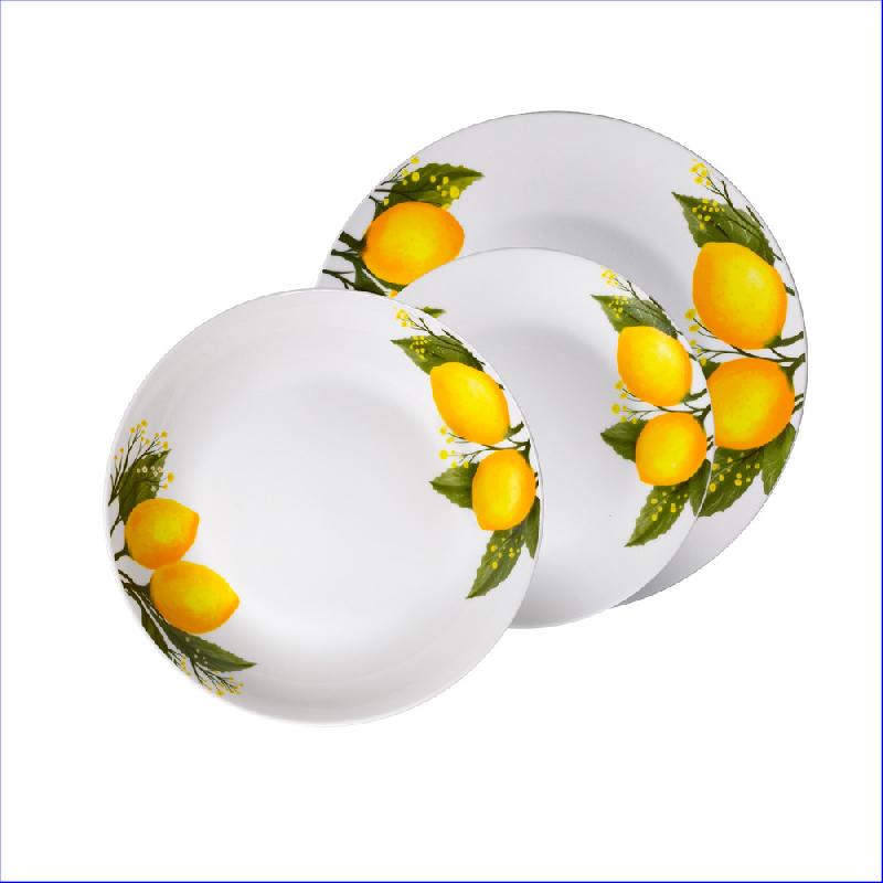 Servizio piatti 18 pezzi LIMONI - Casa Milano