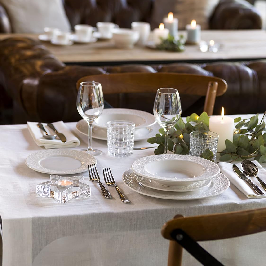 Servizio di piatti 18 pezzi OLIMPIA MARGARET by Tognana