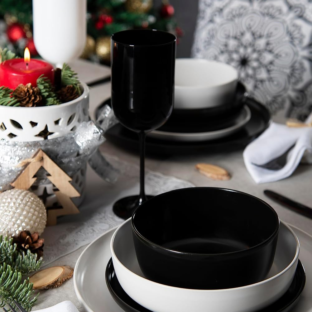 Set 6 Calici NORDIC NERO 41 cl By Excelsa