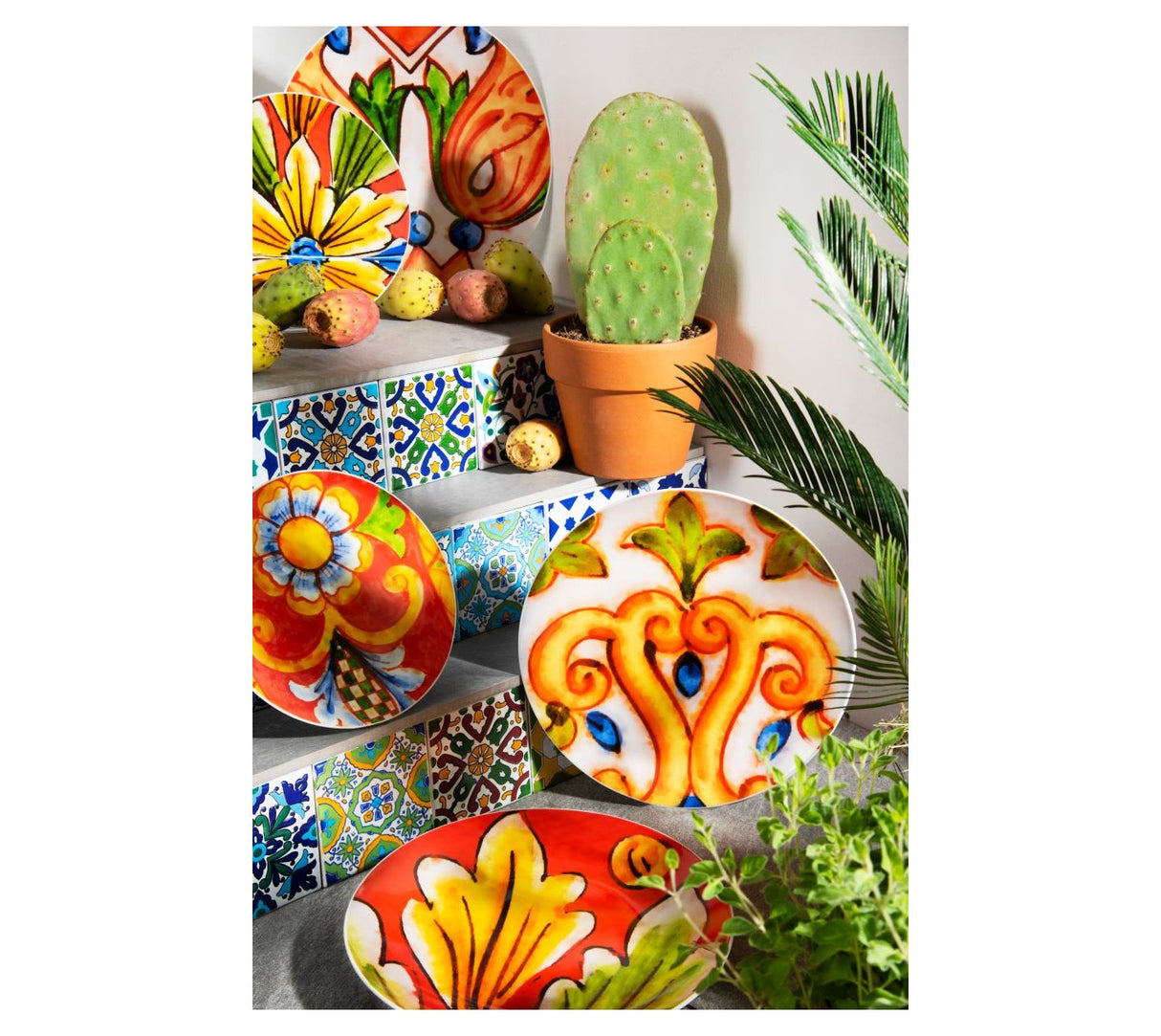 Servizio Piatti x6 Persone CALTAGIRONE by Excelsa