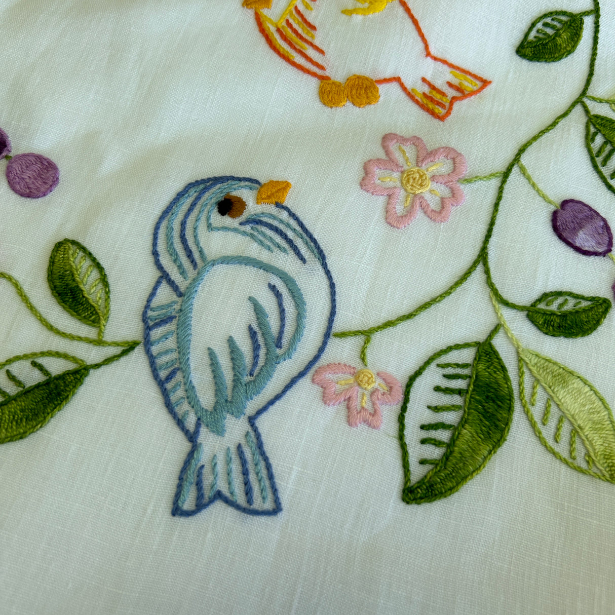 Strofinaccio in puro lino UCCELLINI (167) By Mondo Biancheria