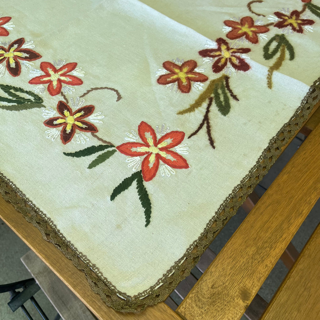 Centrotavola in punto lana (134) By Mondo Biancheria