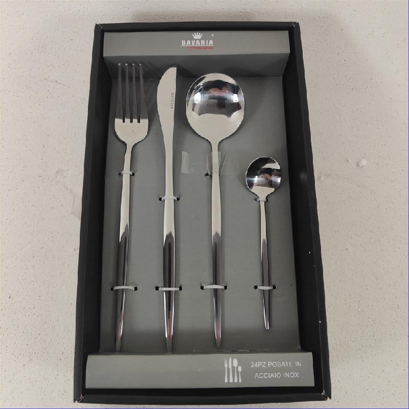 Set Posate 24 Pezzi SILVER 2103C In Acciaio Inox By Bavaria Ottingher