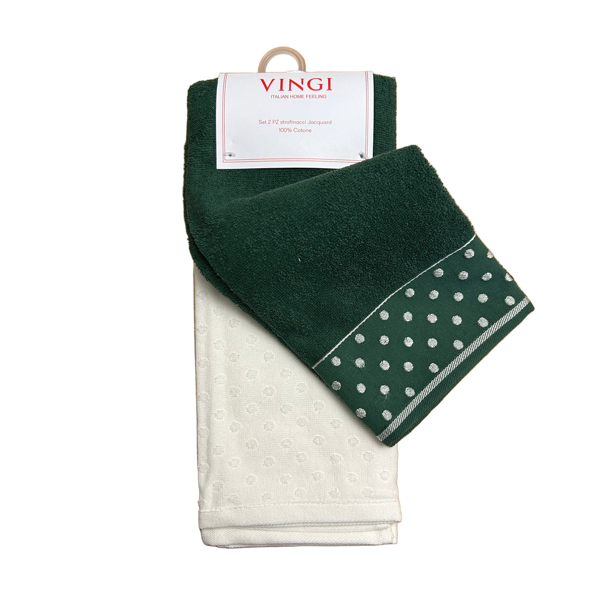 Coppia strofinacci Infinito xmas C - Vingi