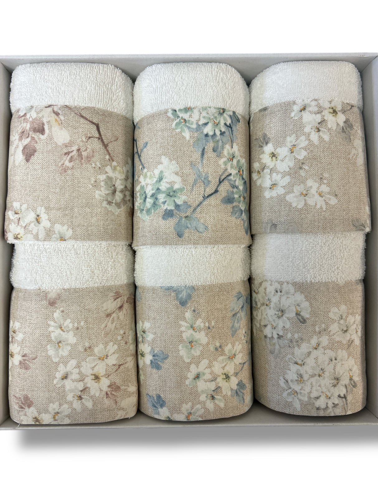 Set Asciugamani 3+3 IRIS - Ferlen