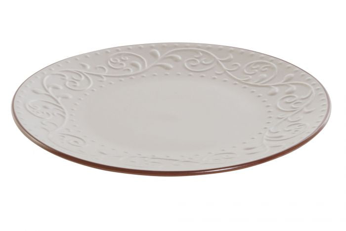 Servizio di Piatti 18 pezzi SOLLIEVO beige