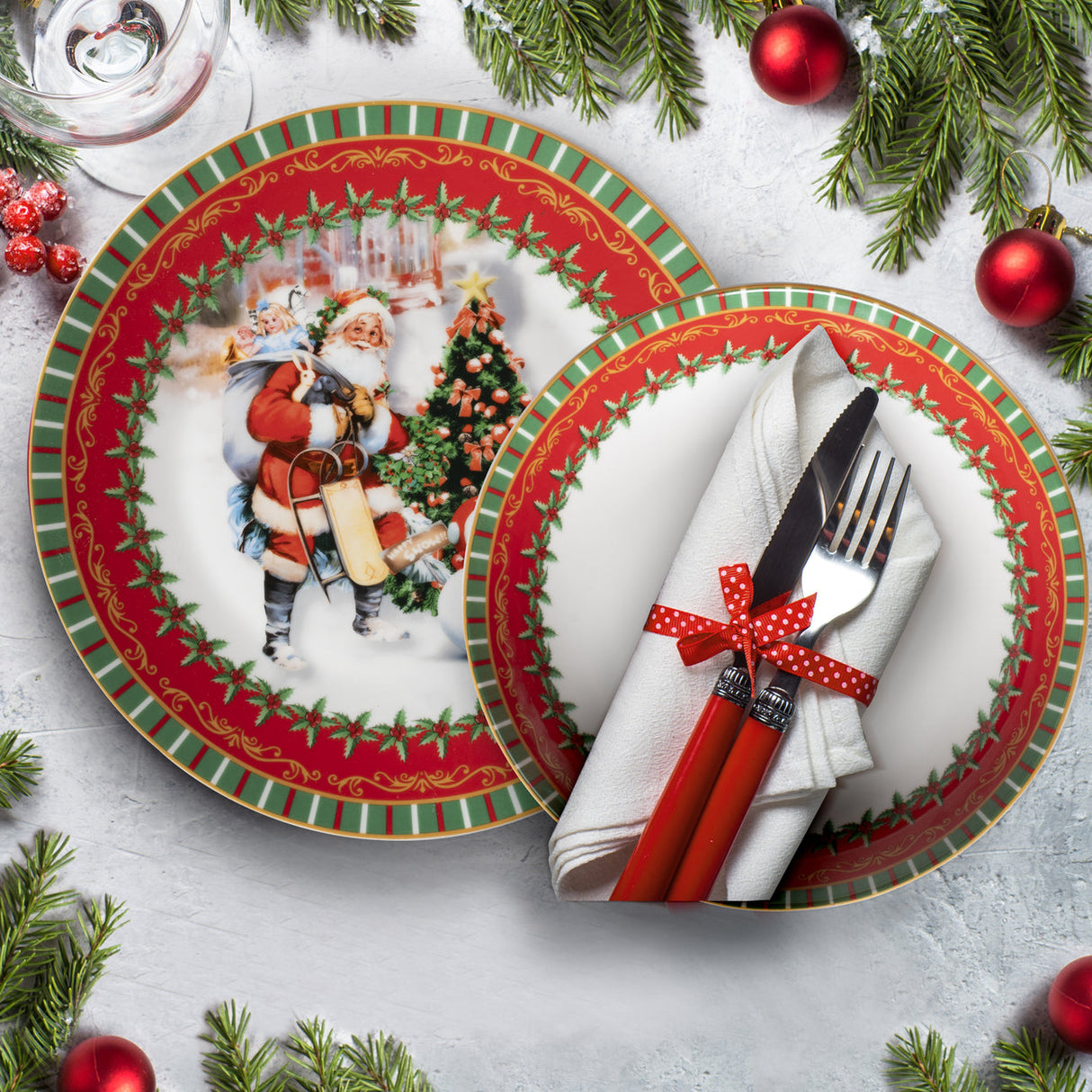 Servizio Piatti x6 Persone CHRISTMAS EMOTIONS by Gusto Casa