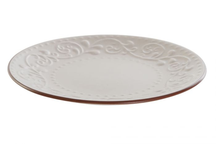 Servizio di Piatti 18 pezzi SOLLIEVO beige