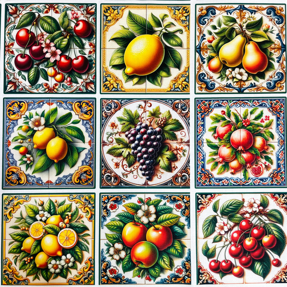 Tovaglia MAIOLICHE E FRUTTA By Magilu