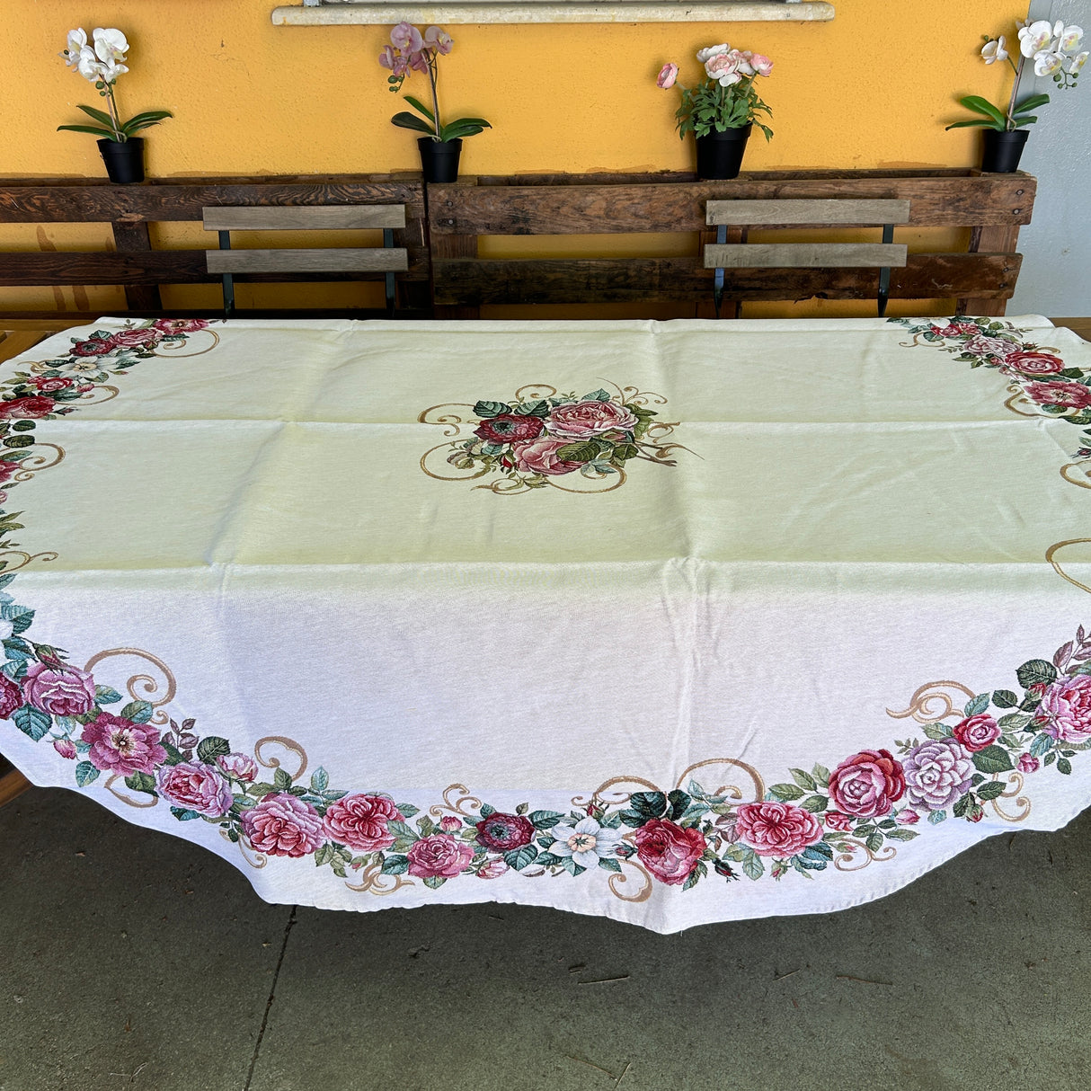 Copritavolo Rotondo ROSE AUSTIN By Karì