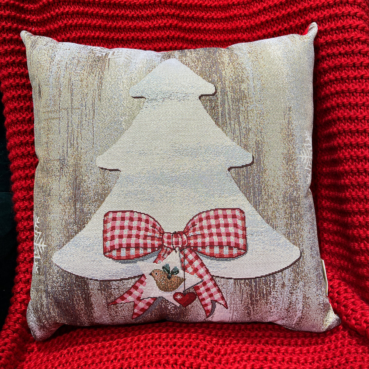 Cuscino Arredo ALBERELLO By Maestri Cotonieri (Natale)