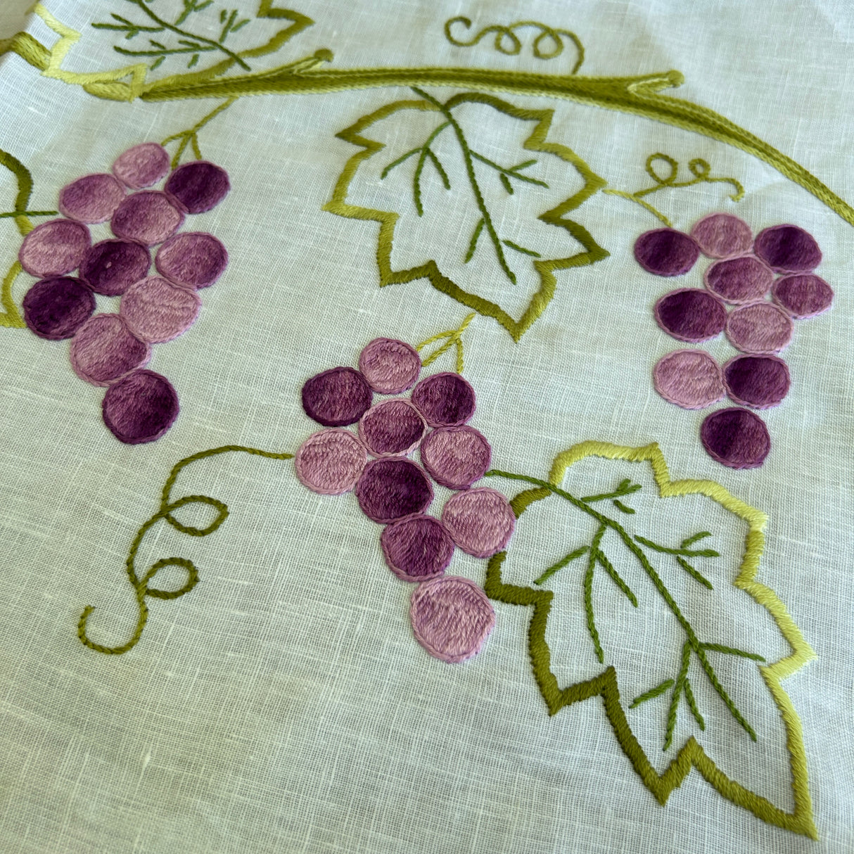 Strofinaccio in puro lino UVA (168) By Mondo Biancheria