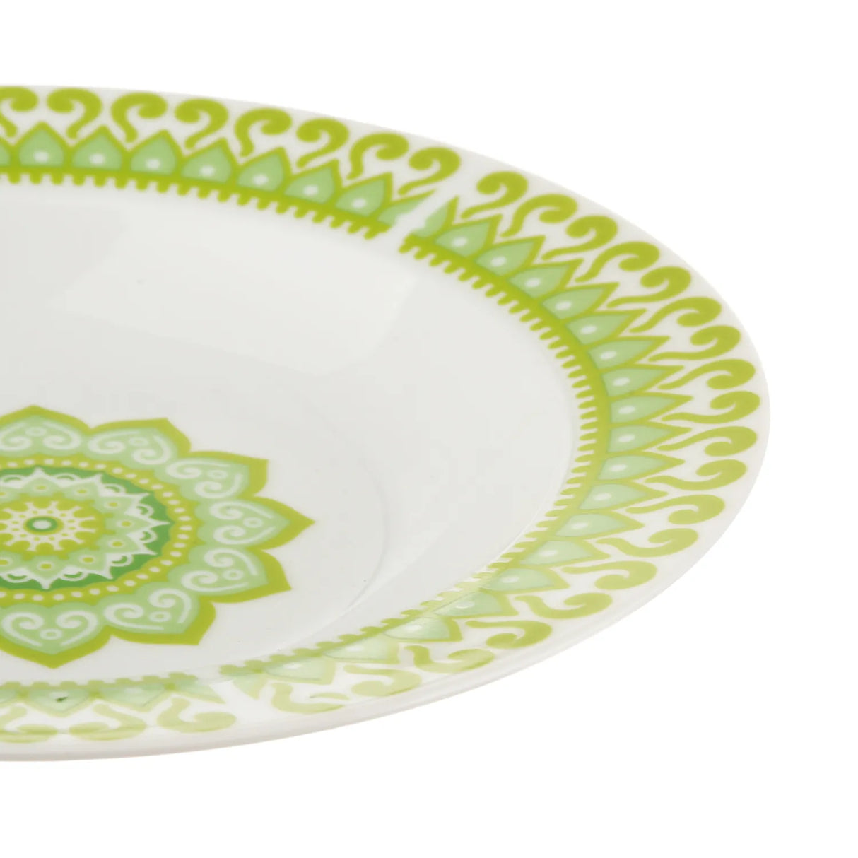 Servizio Piatti 18 Pezzi Orlando Green In Porcellana - Arca