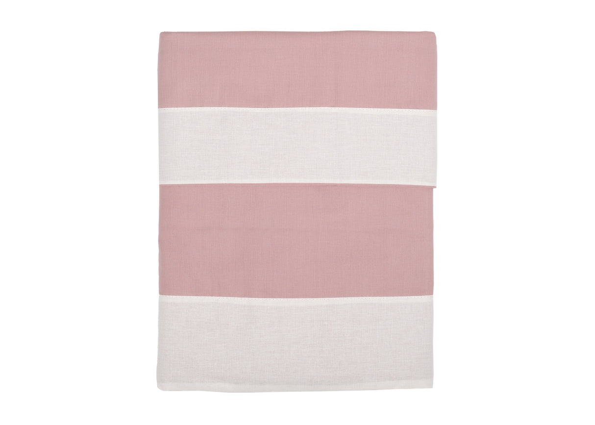 Completo letto Adele L’Atelier17 100% cotone Made in Italy con bordo a contrasto