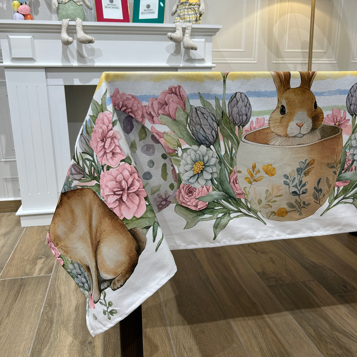 Tovaglia Fiore x6 in Stampa Digitale by Maestri Cotonieri