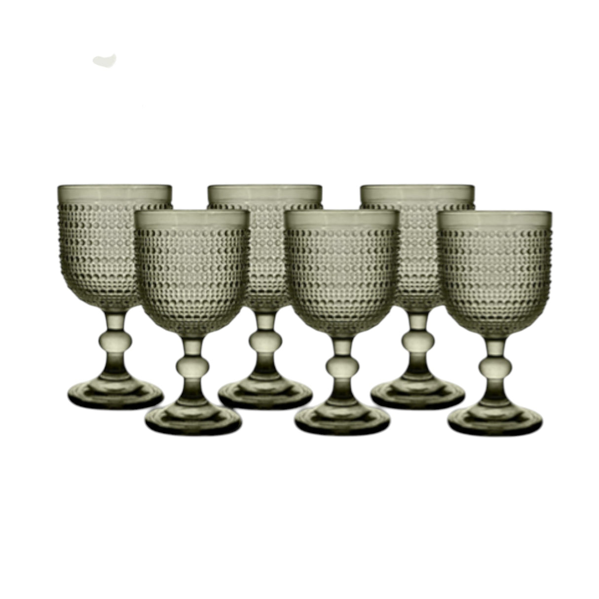 Set 6 Calici In Vetro SERENITY Tondi - Arca