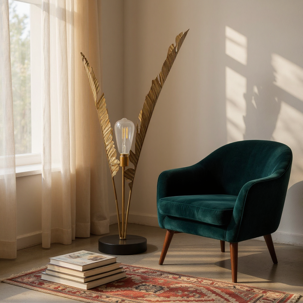 LAMPADA DA TERRA PALM - FERRETTI