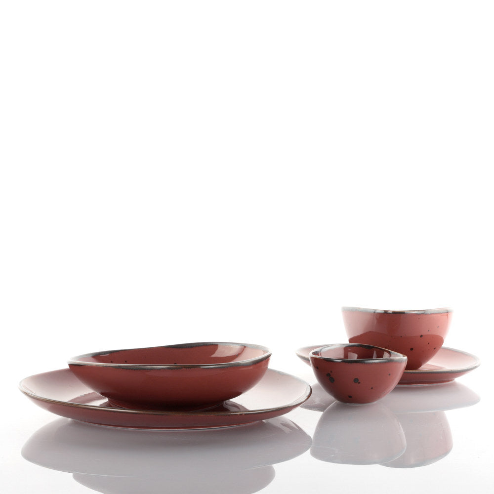 Set Cottage Aqua Marsala Red - Weissestal