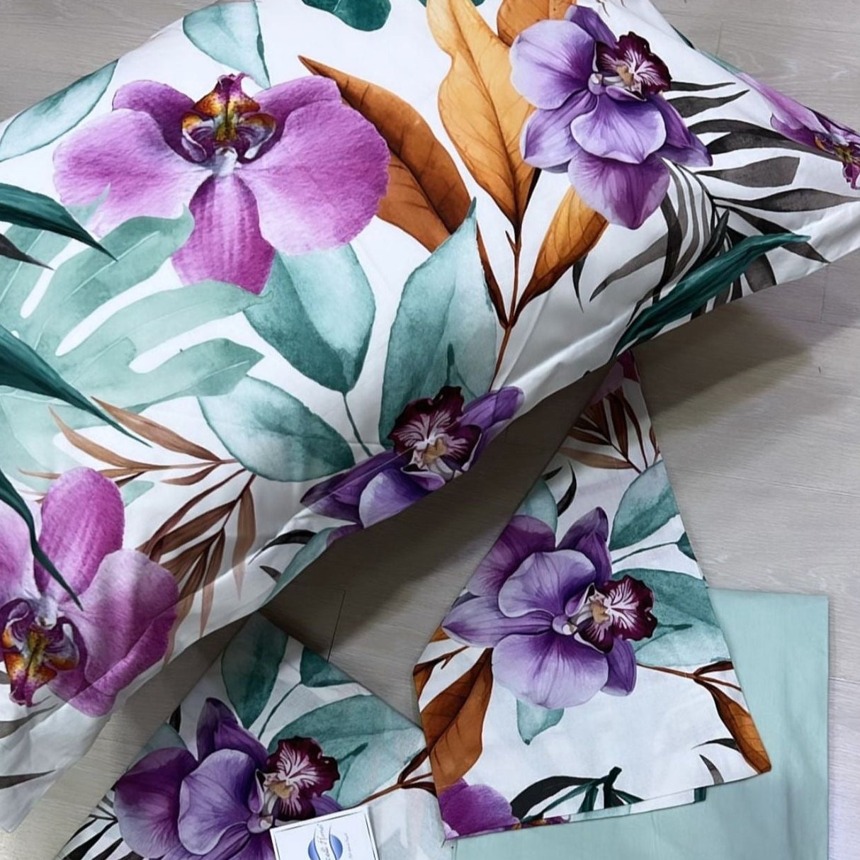 Completo Lenzuola HAWAII con 4 Federe by Botticelli Home