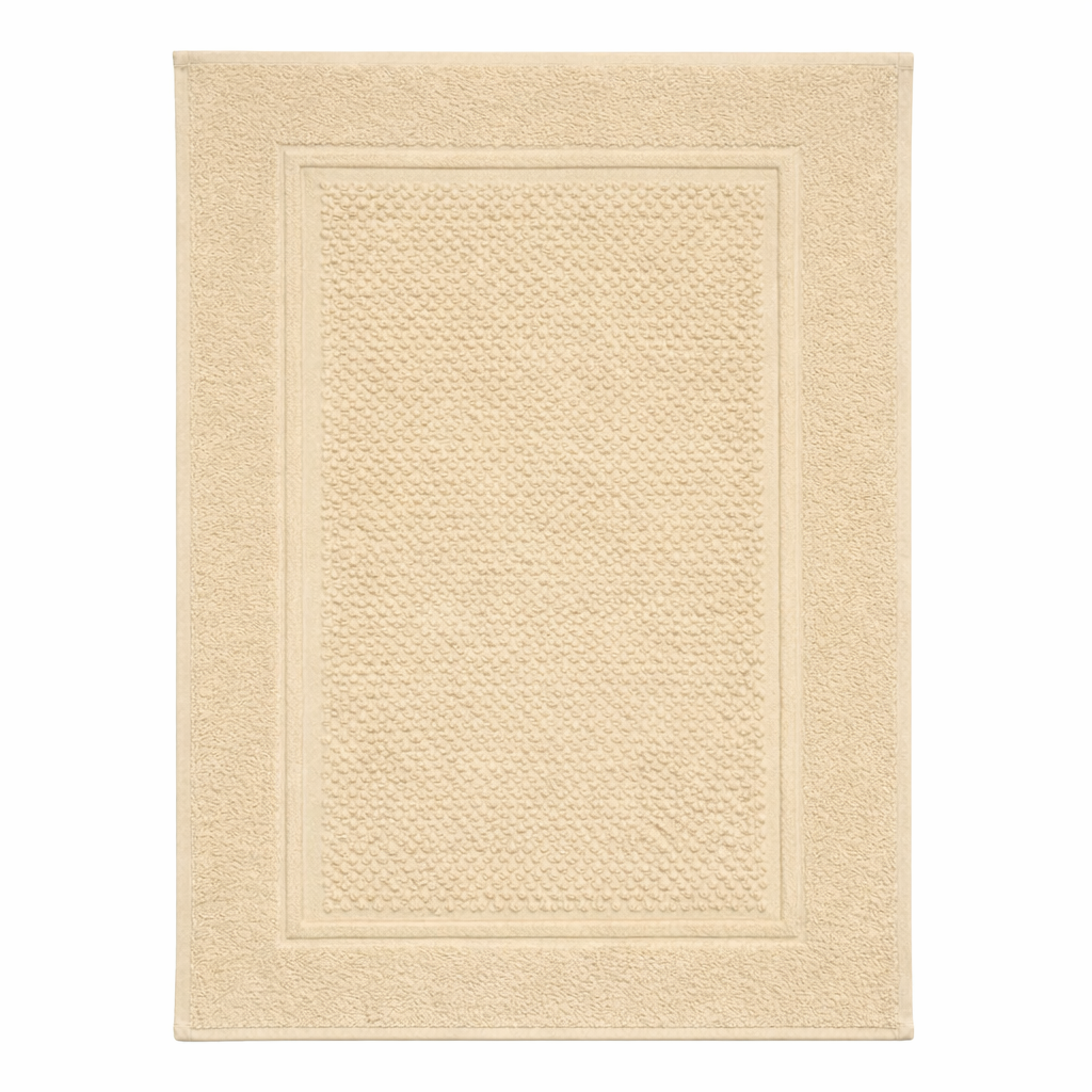 Tappetino Bagno Popcorn Kari in Idrospugna di Cotone 100% 50x80 cm