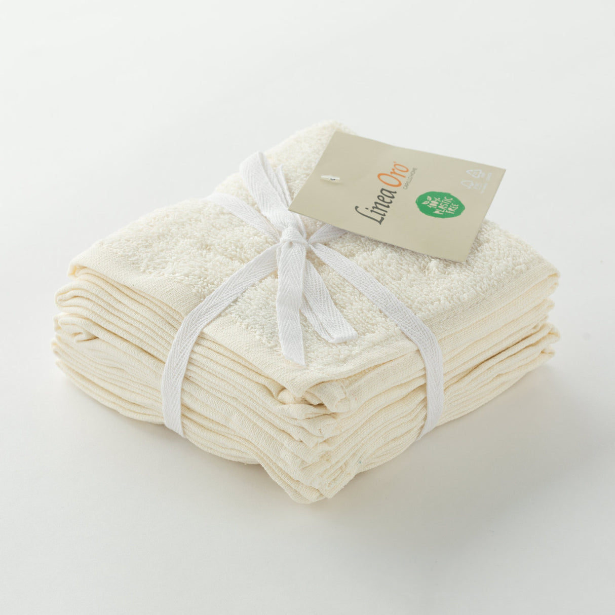 Set 6pz Lavette Spugna Basic by Linea Oro