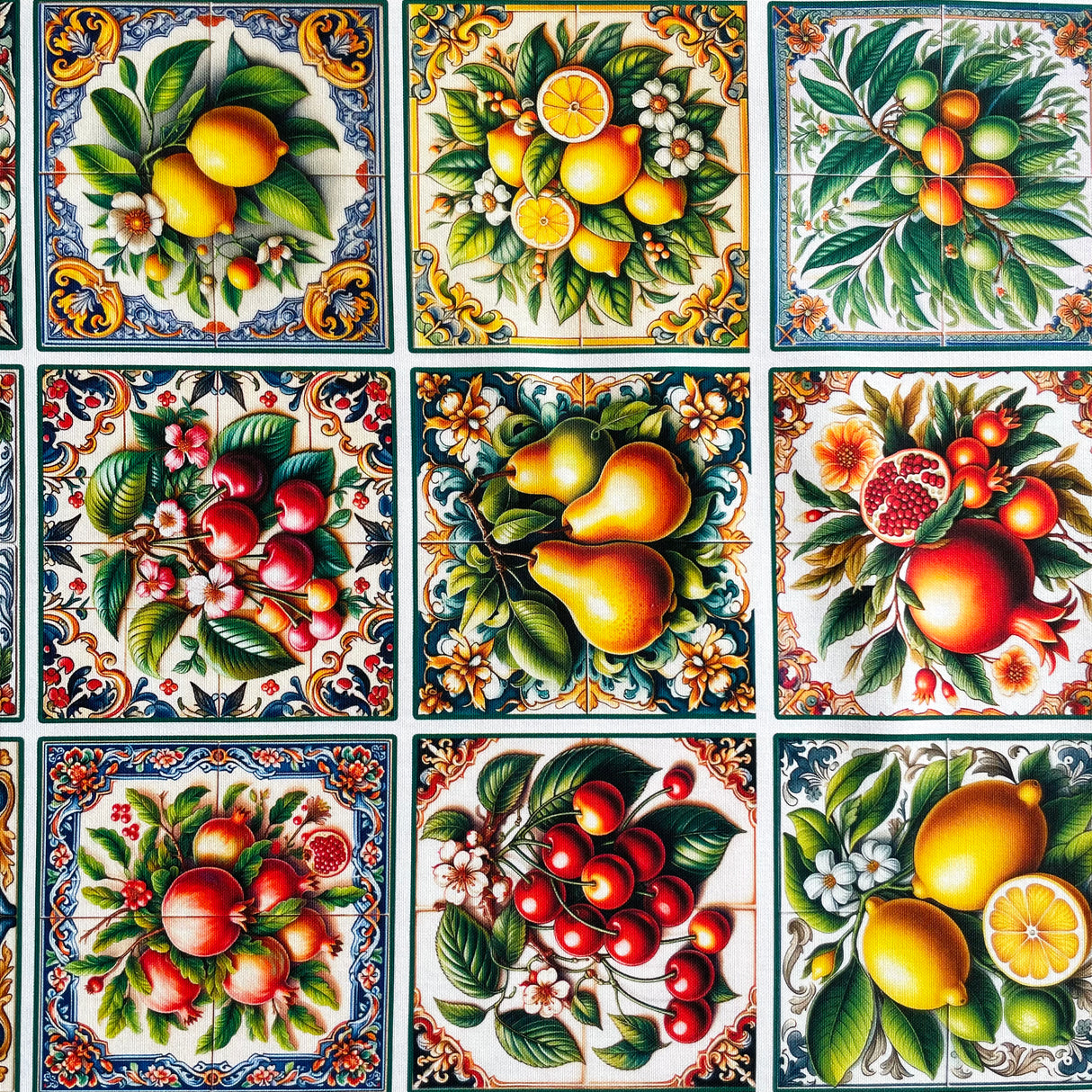 Tovaglia MAIOLICHE E FRUTTA By Magilu