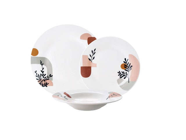 Servizio di Piatti 18 pezzi TREND MAIORCA by Borrella