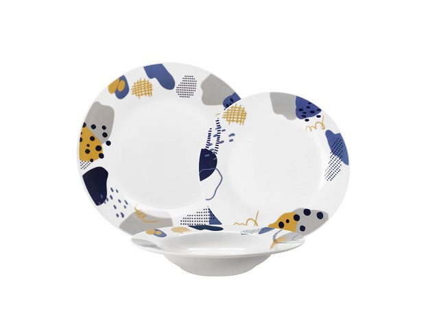 Servizio di Piatti 18 pezzi TREND MATARO by Borrella