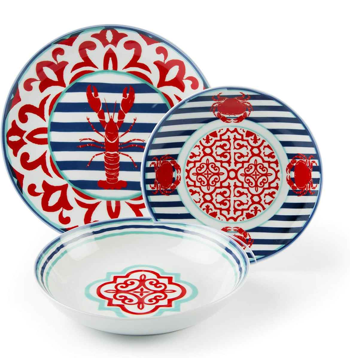 Servizio Piatti x6 Persone BOSTON by Excelsa