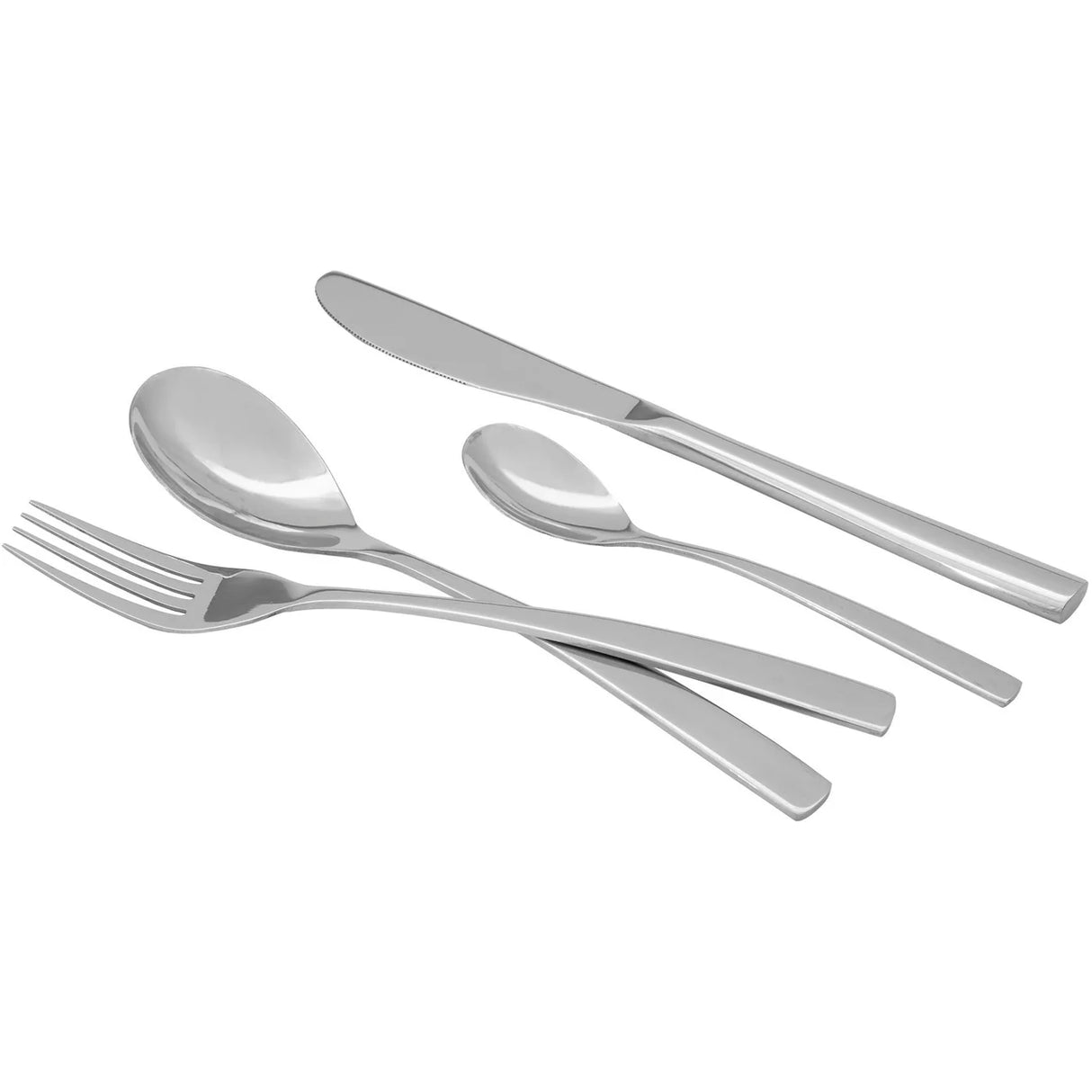 Servizio posate in acciaio inox 24 pezzi Kisara Satin by Gusto Casa