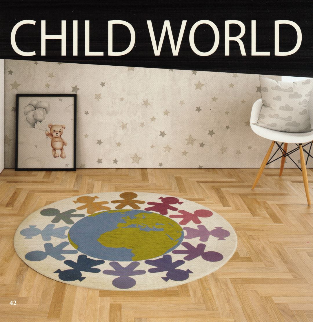 Tappeto CHILD WOLD Retrogommato Antiscivolo by KARÌ