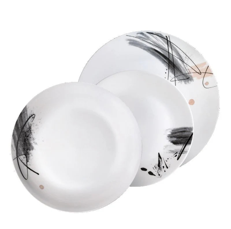 Servizio di piatti 18 pezzi PITTORICO by Casa Milano