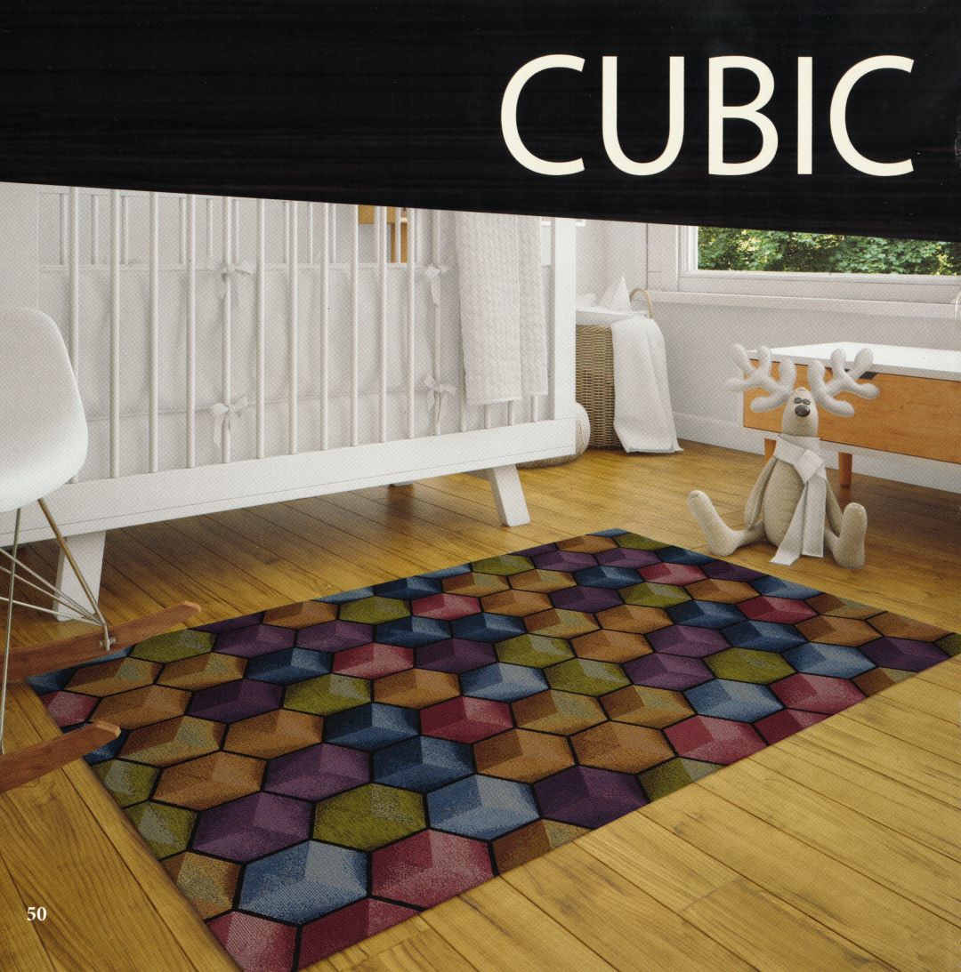 Tappeto CUBIC Retrogommato Antiscivolo by KARÌ