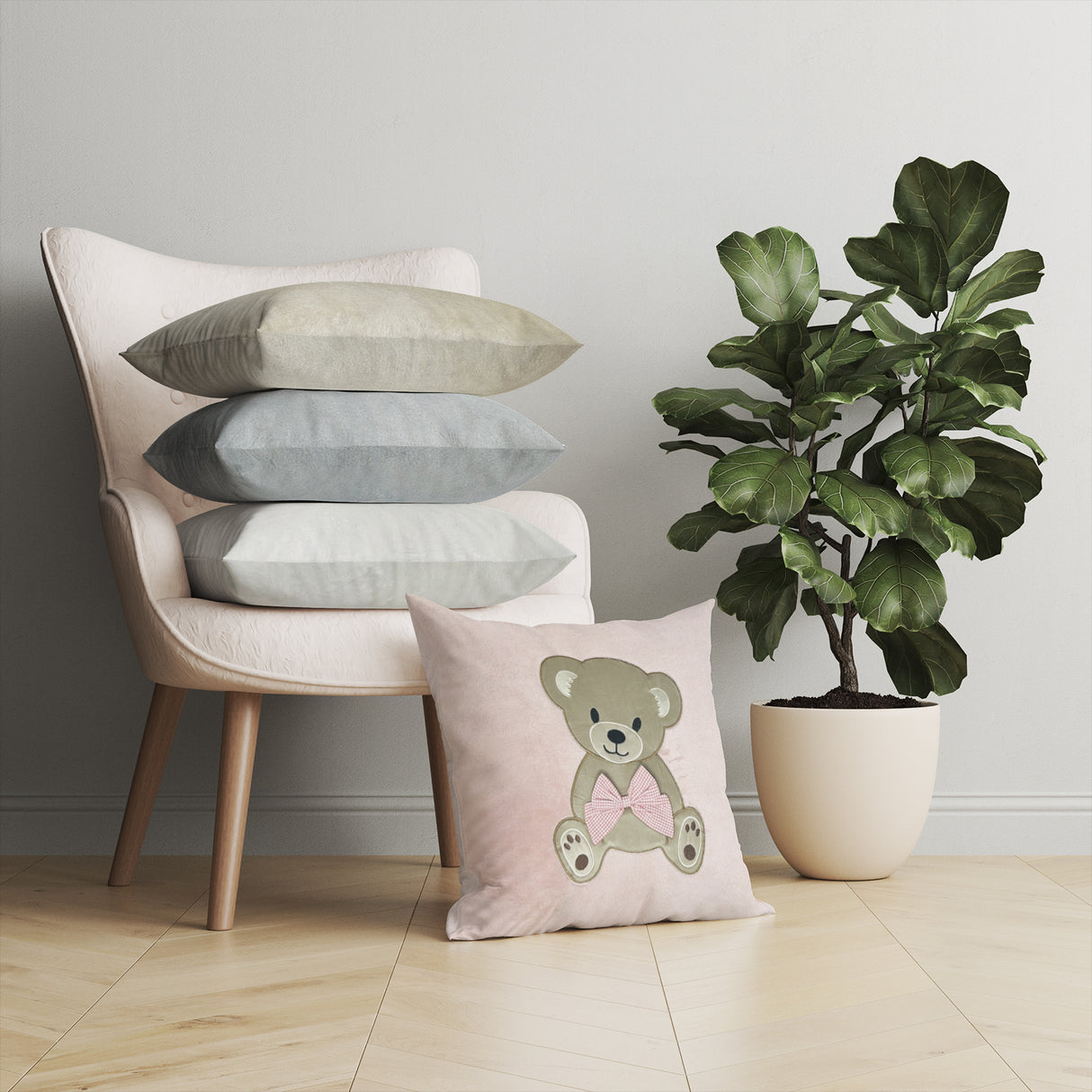 Cuscino Pile TEDDY PAPILLON By Preziosa Home (Natale)