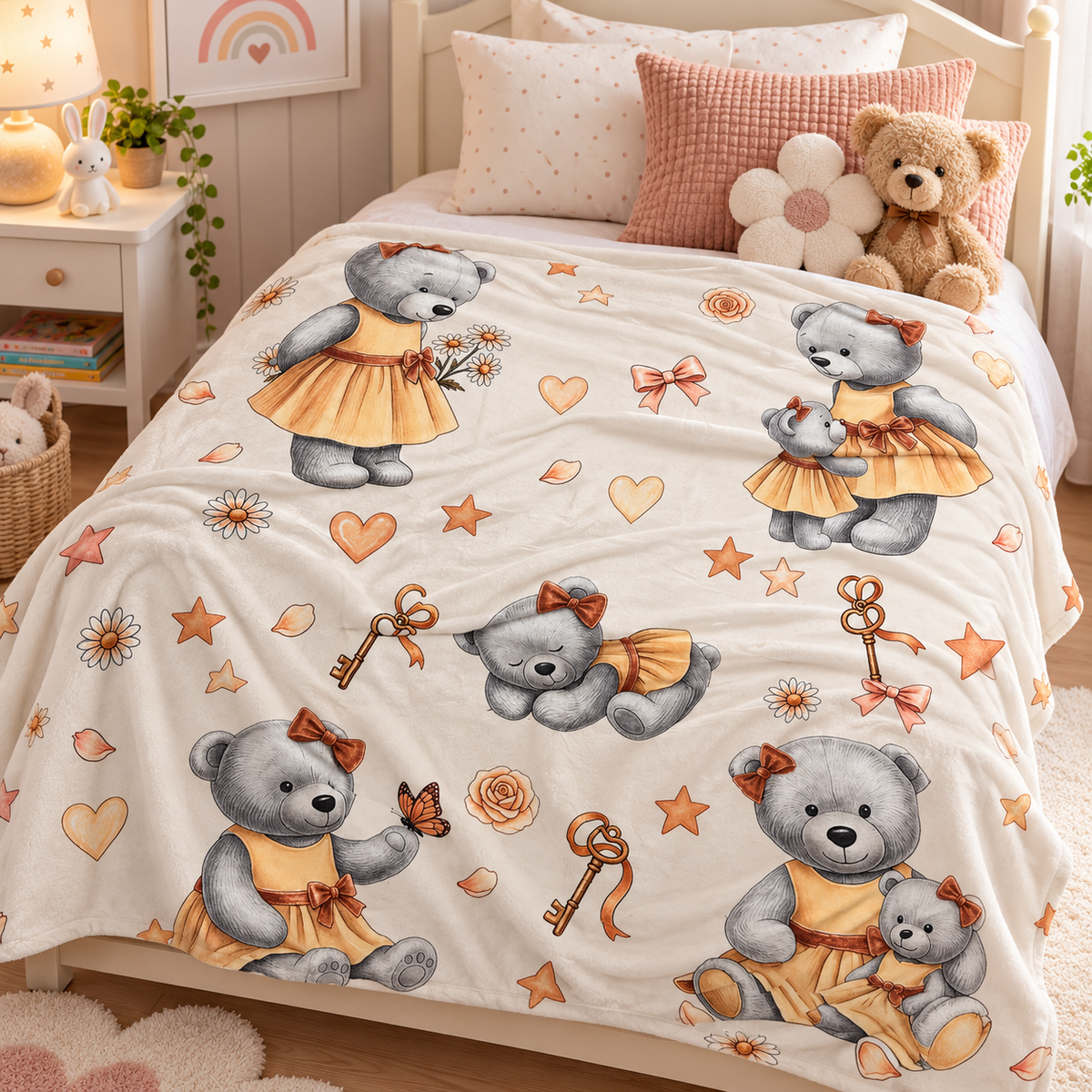 Plaid My Little Teddy 130x160 cm - L'Atelier17