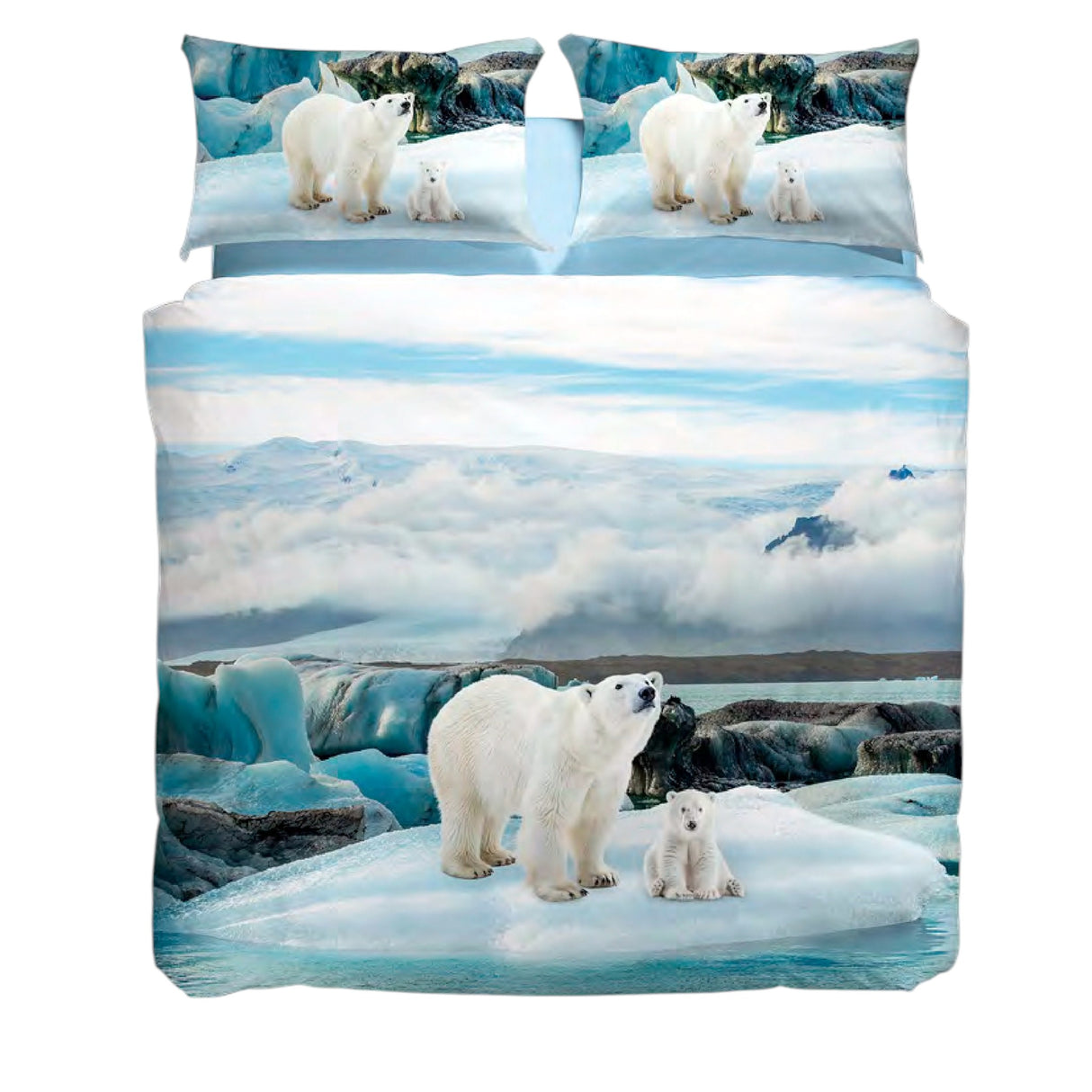 Completo Copripiumino Brooklyn Sogni di Viaggio Caleffi – Matrimoniale Cotone