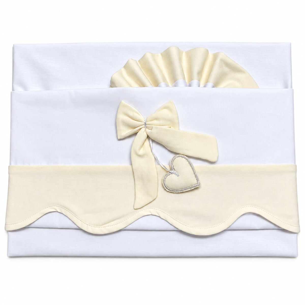 Completo lenzuola culla/passeggino dis.03 100% Cotone - Melanie