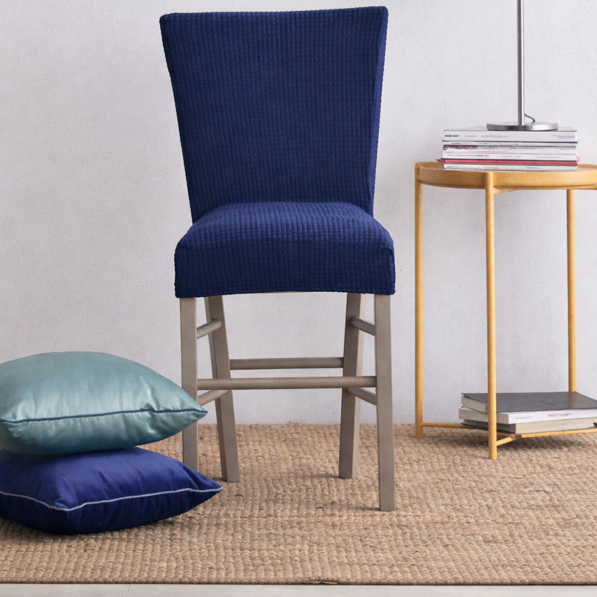 Coppia Coprisedia Cube Linea Oro Bielastico Elasticizzato Universale