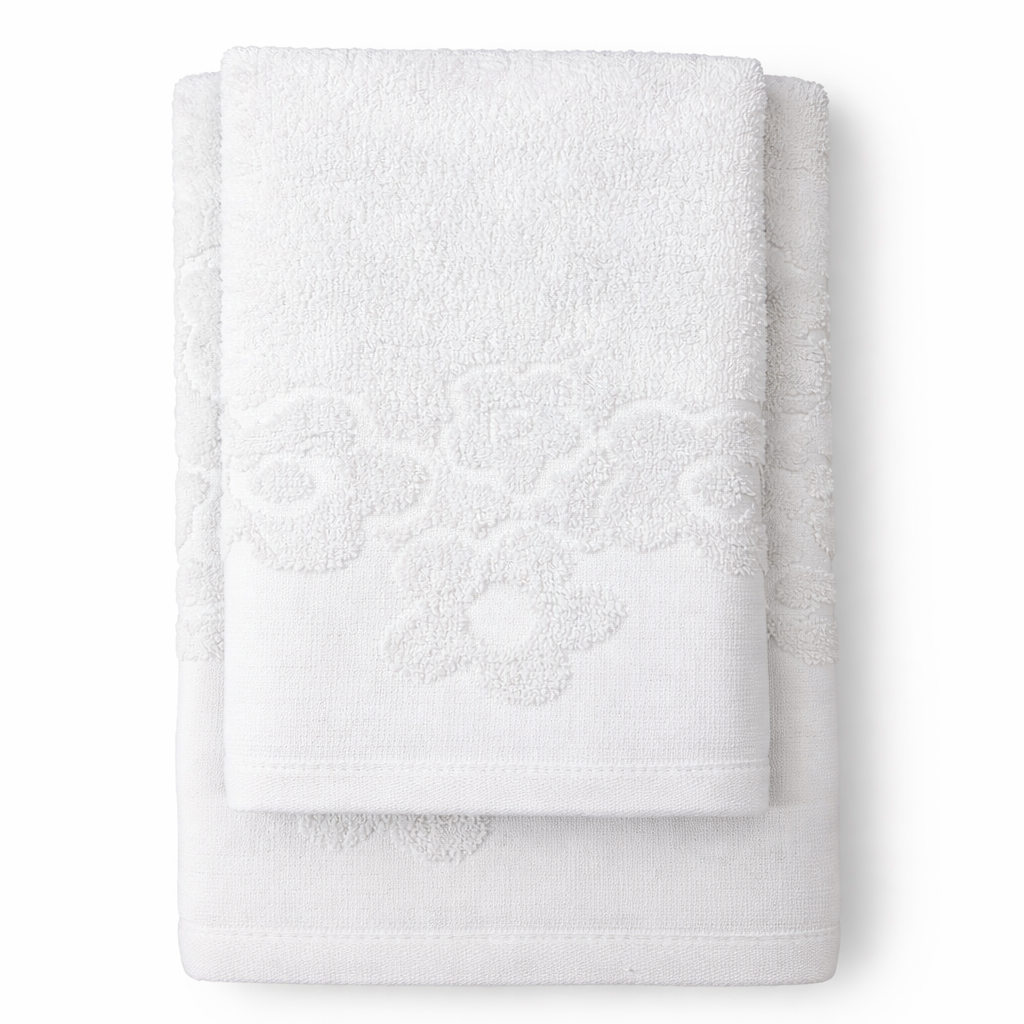 Set Asciugamani 1+1 TULLY Linea Oro in Cotone 400 GSM – Viso e Ospite