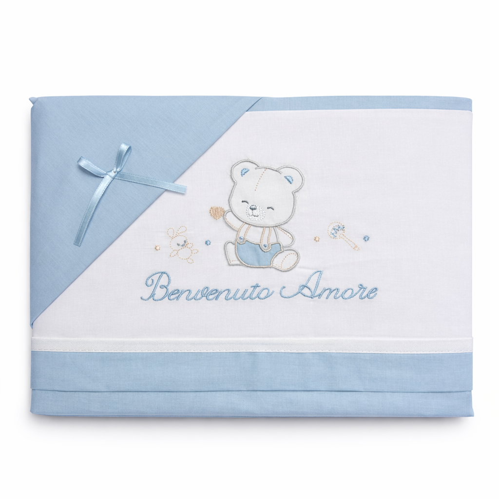 Completo Lenzuola Lettino 3 pz dis.312 - Mio Piccolo