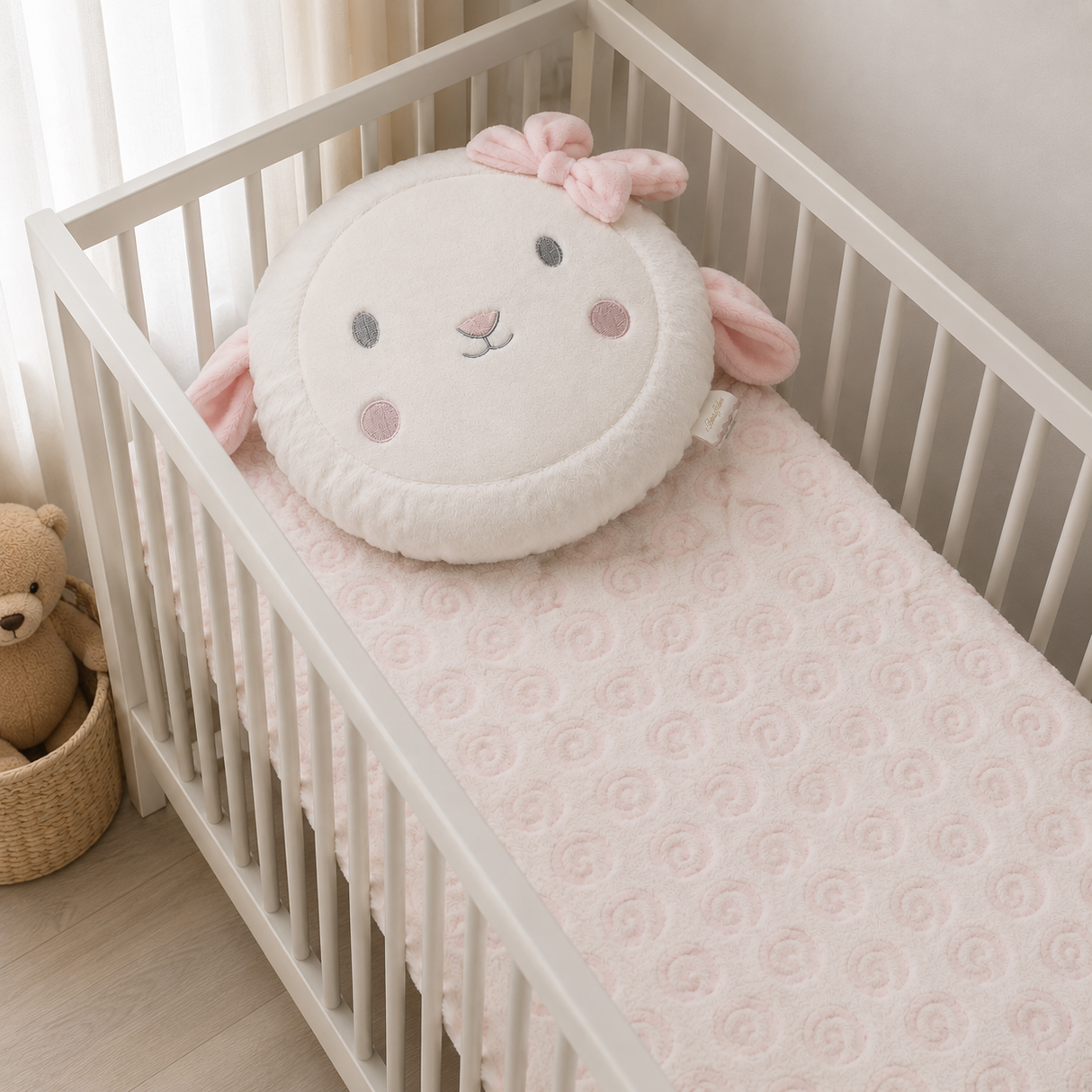 Copertina Culla con Cuscino Coordinato art. B564 - I Batuffolini