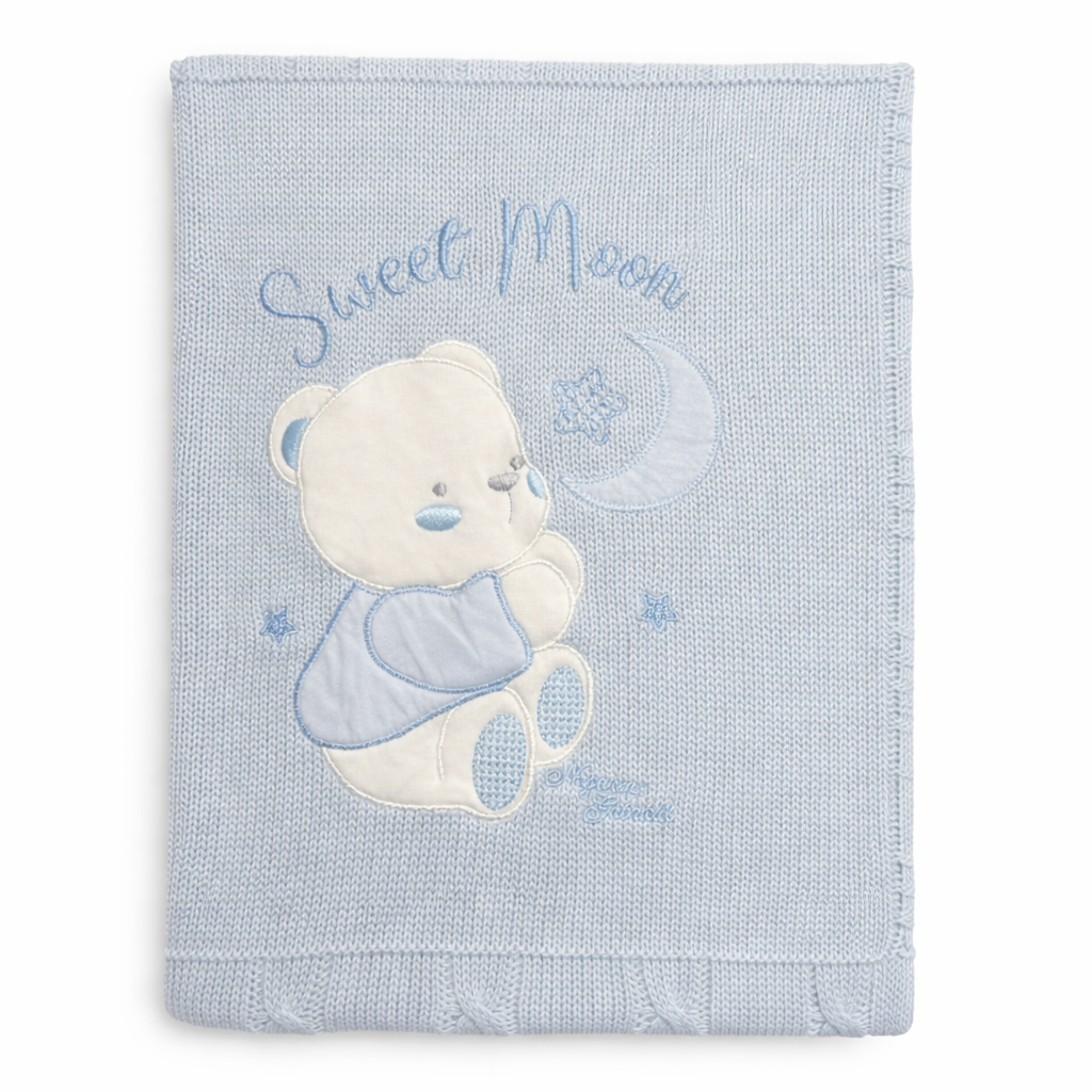 Copertina Culla Ricamata Sweet Moon - Nazareno Gabrielli
