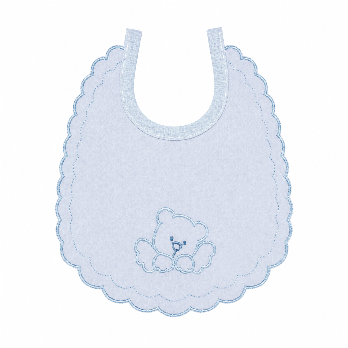 Bavaglino Neonato Orsetto 100% Cotone - Irge
