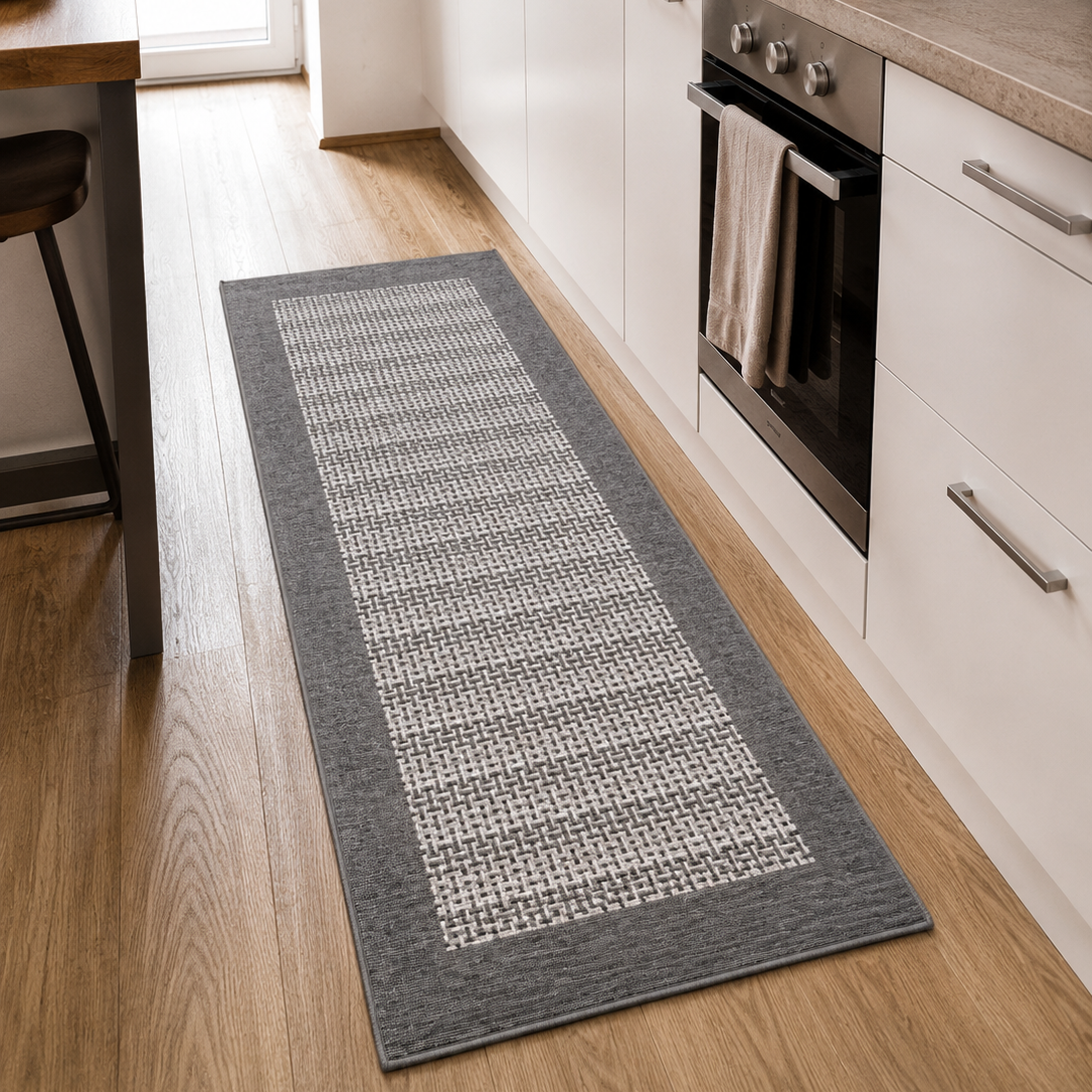 Passatoia Cucina Antiscivolo Multiuso – Tappeto Runner Lavabile Vari Colori e Misure