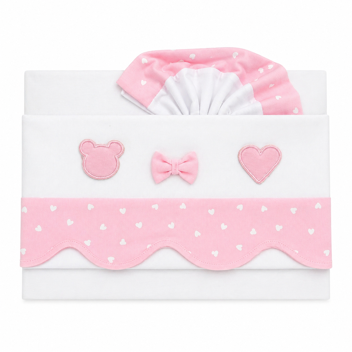 Completo lenzuola culla dis.01 100% Cotone - Melanie