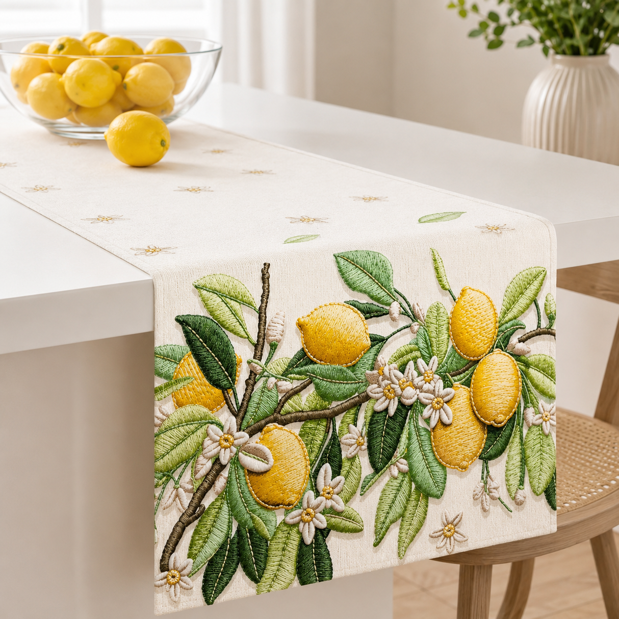 Runner Fruit Stampa Digitale 3D 100% Cotone 43,5x133 cm - Zucchissime