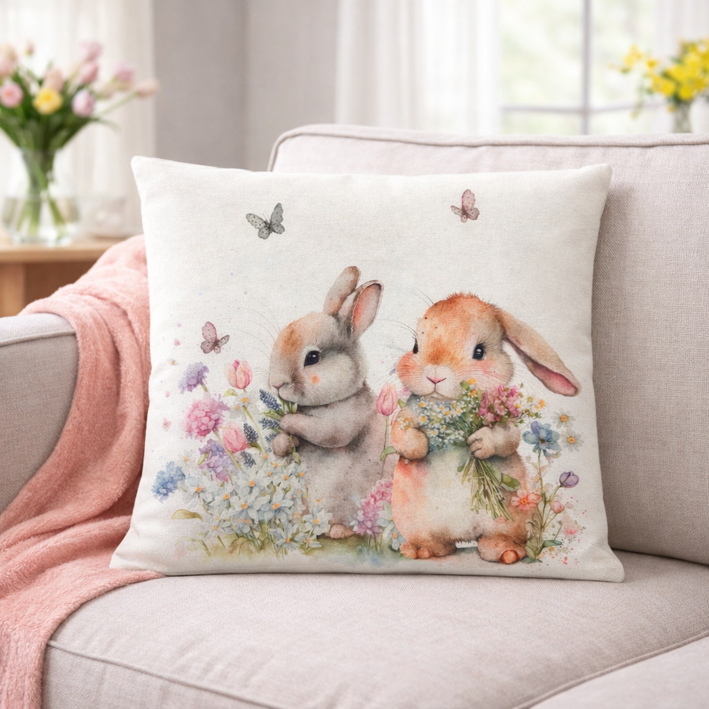 Cuscino Arredo PASQUA Double face in Cotone dis.6 - Karì