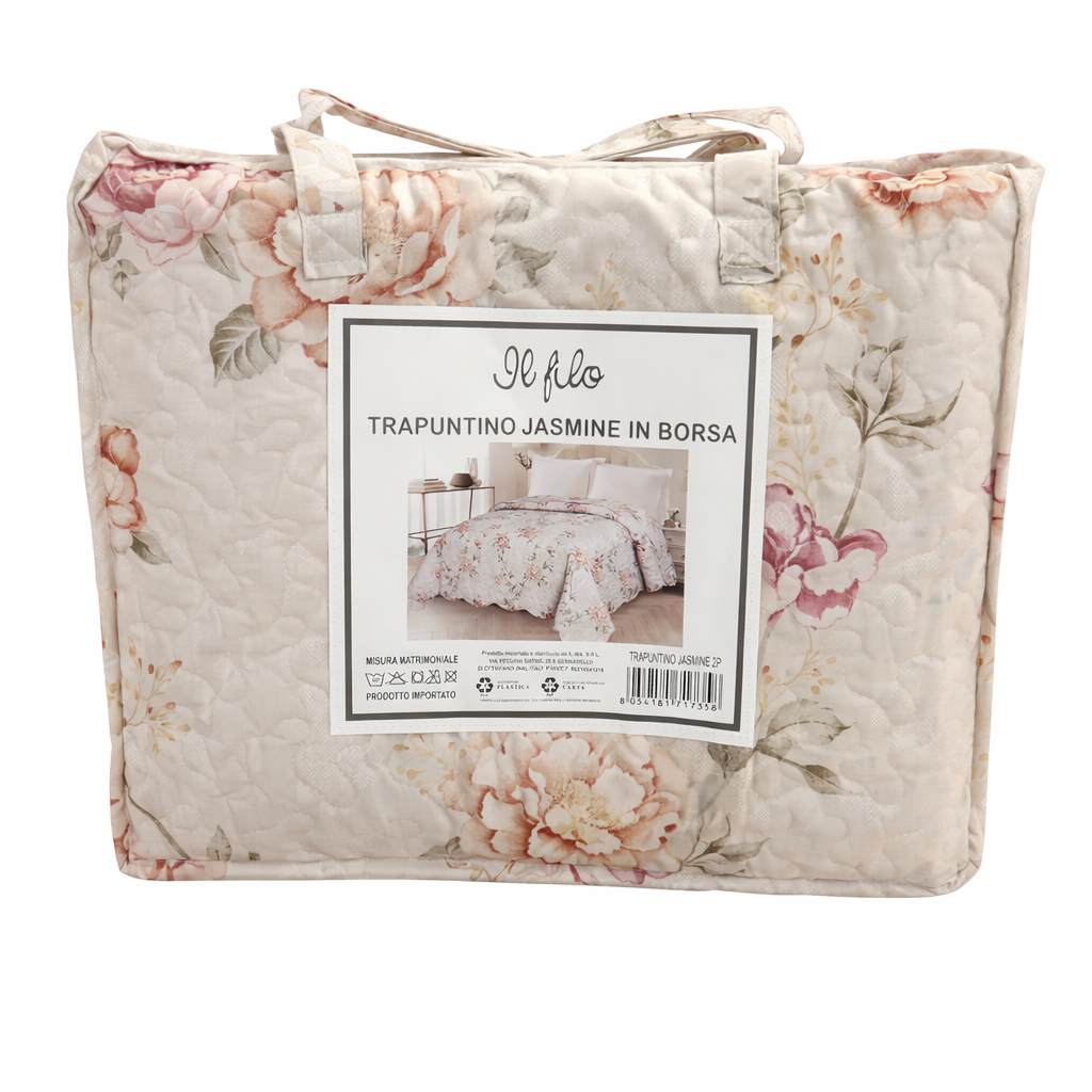 Trapuntino Jasmine in Borsa 255x255 cm - Il Filo