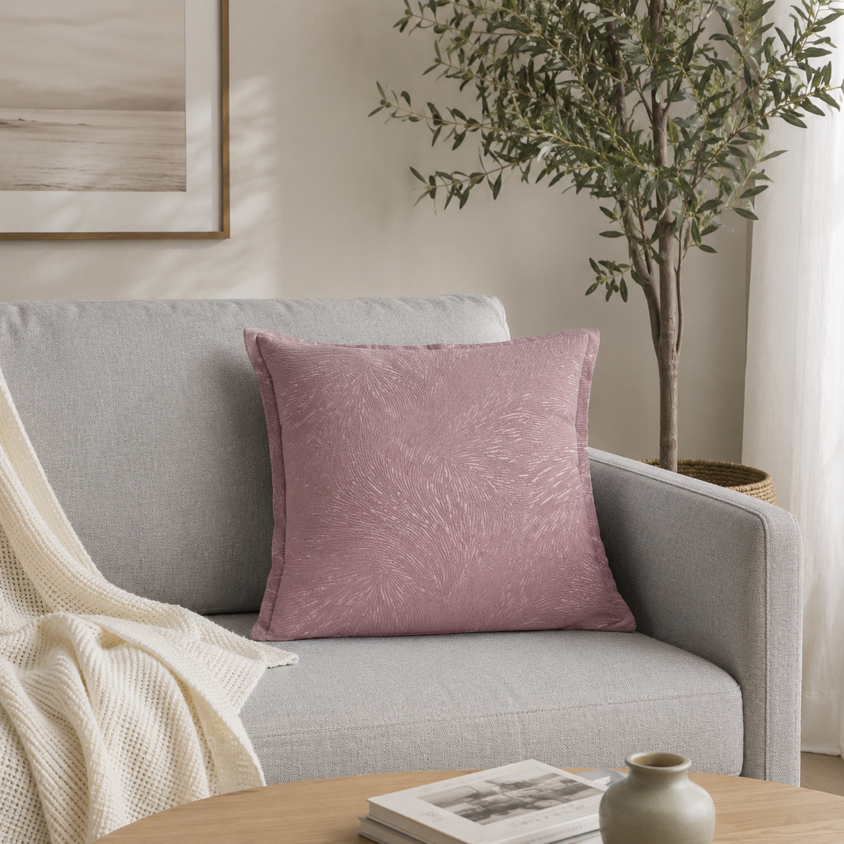 Foderina Cuscino Arredo Alessandra con Volani 50x50 cm – Via Roma 60